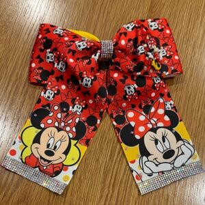 Disney Minnie Mouse Red and Yellow Hair Bow